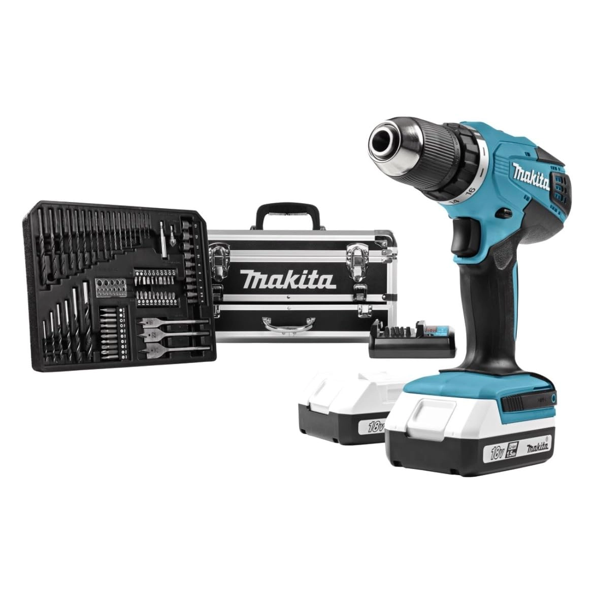 Makita DF457DWEX2 - 1.3 Ah 18 Volts