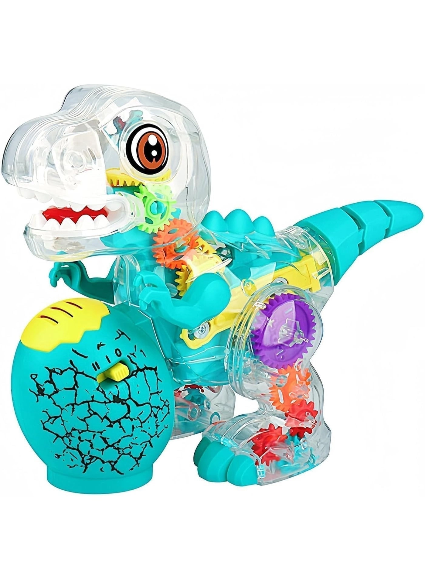 Transparent Gear Dinosaur Toy T-Rex - 3 years+