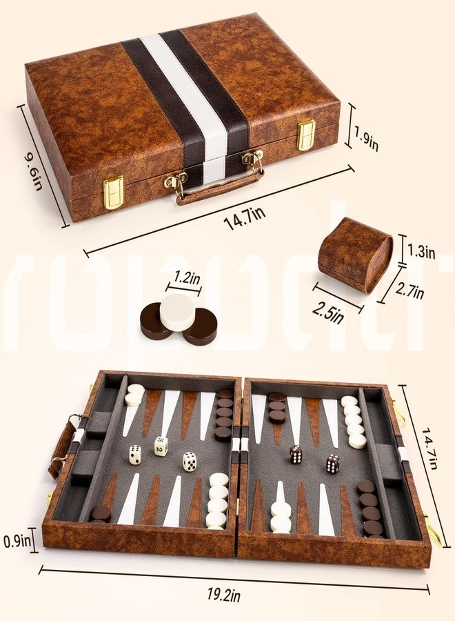 Backgammon - Sapele Wood Portable
