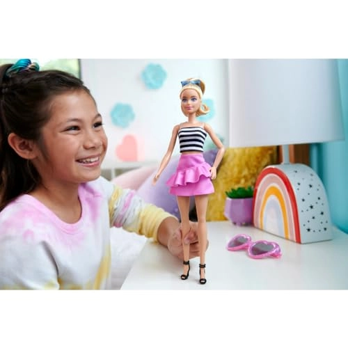 Barbie Fashionistas - #213 Blonde Striped Top Ages 5+