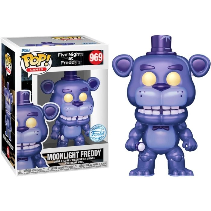 Freddy Fazbear - Five Night at Freddy's - Black Light Geekay Exclusive Vinyl