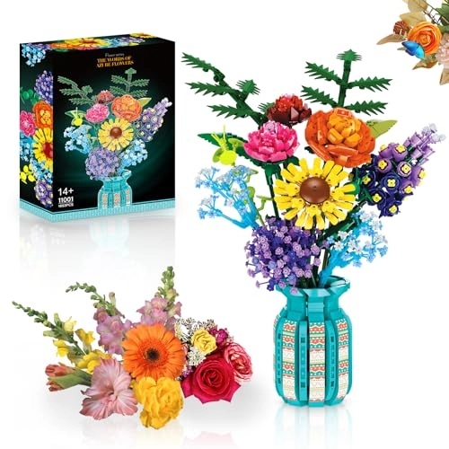 Bouquet Building Set - 1001 pcs Botanical Collection