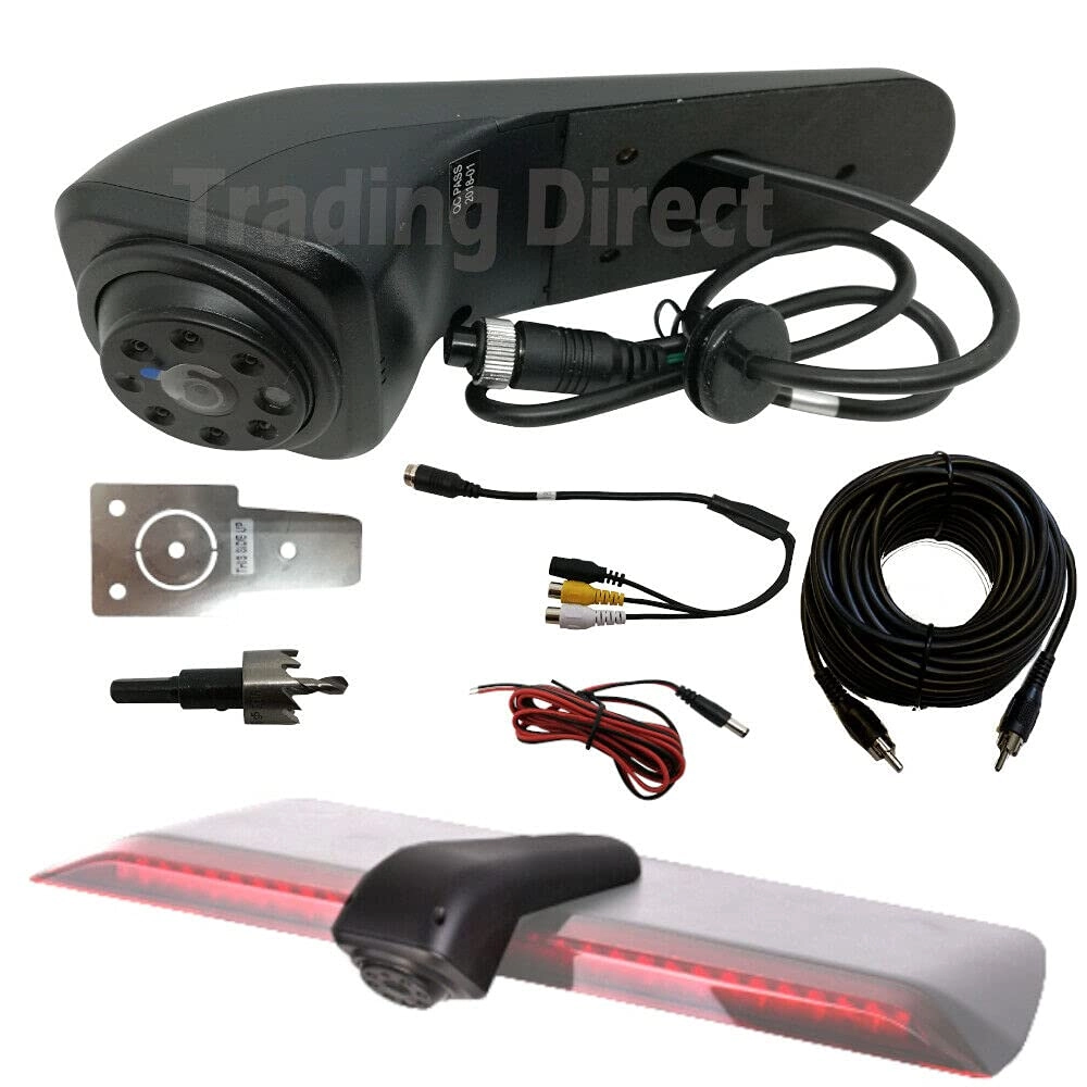Dual Motorhome Reversing and Rearview Camera - Night vision Phono cabling 720p