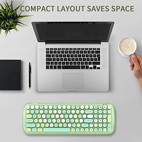 Retro Mechanical Typewriter Keyboard - Wireless