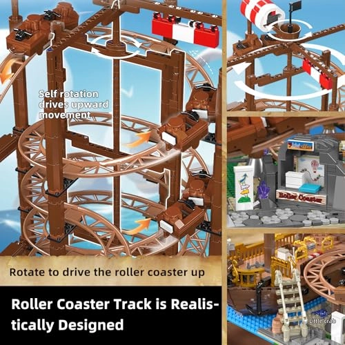 Roller Coaster and Pirate Ship Construction Set (11013) - Amusement Park