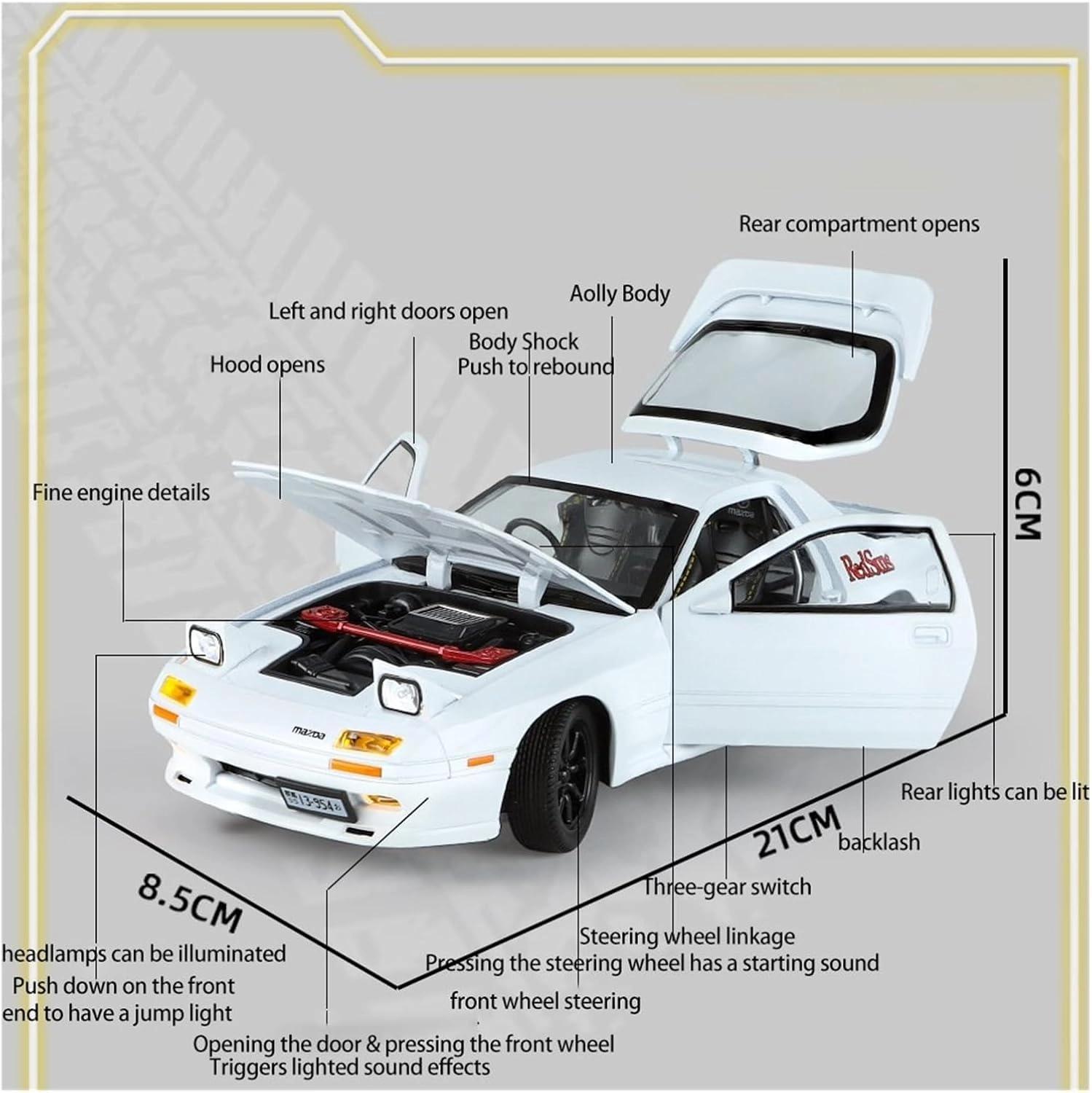 Mazda RX7 - 1:32 1pcs