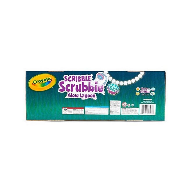 Scribble Scrubbie Pets - 6 washable markers 1 scrub brush
