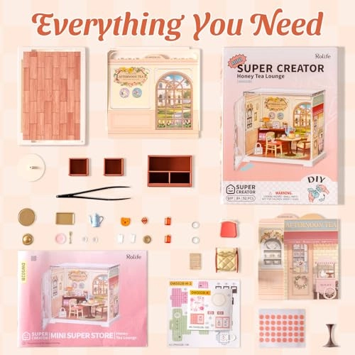 DIY Miniature House Kit - DAILY INSPIRATION CAFE 1:24