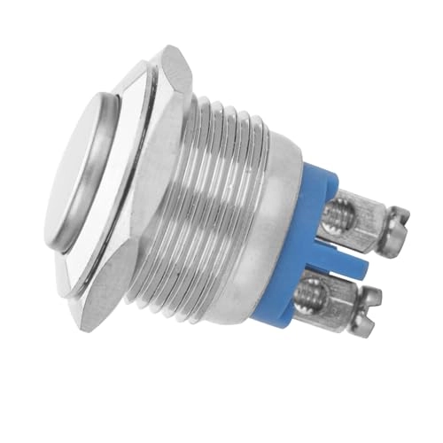 Domary Metal Push Button Switch - IP65 2A 250V 5 pcs