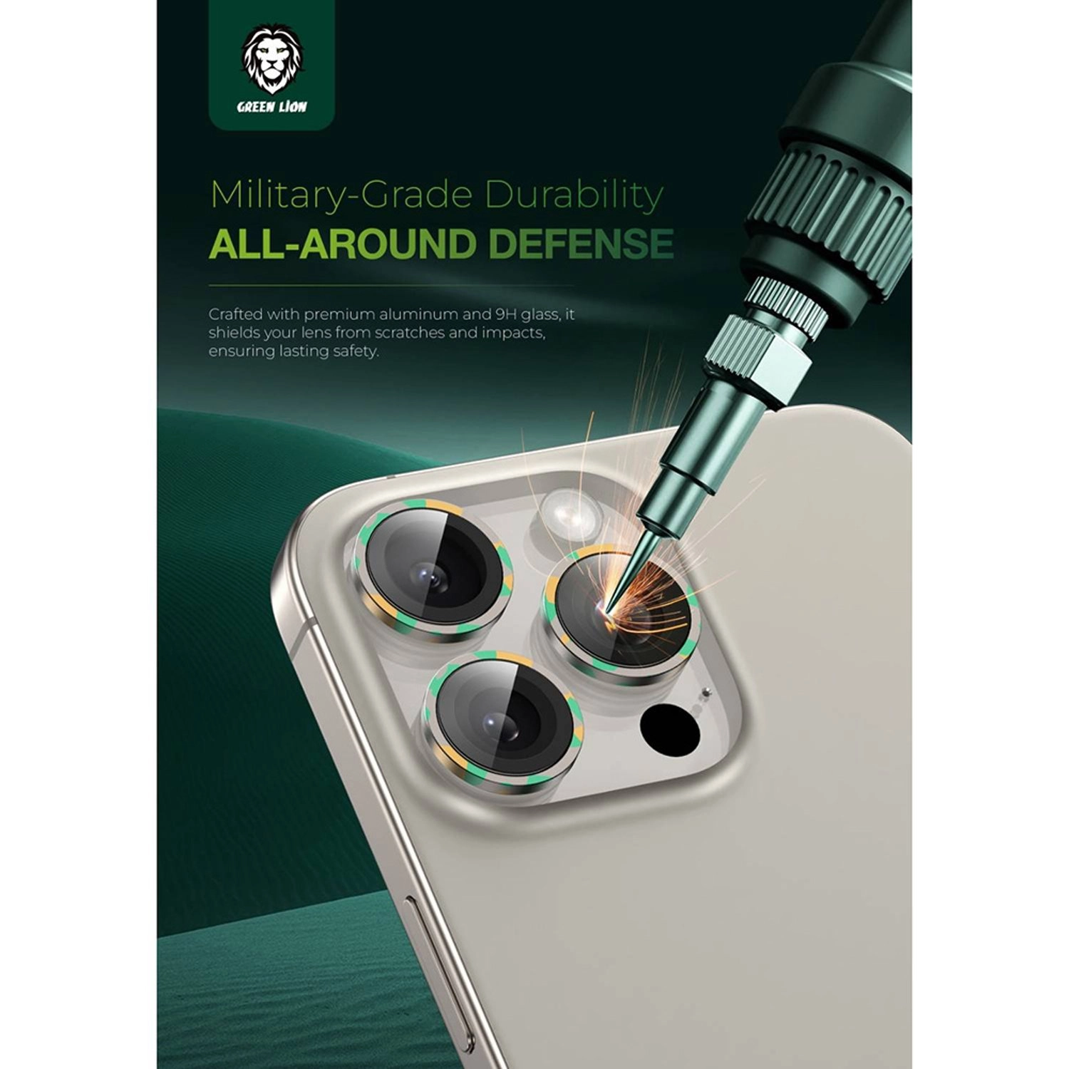 HD Tempered Glass Camera Lens Protector for iPhone 16 Pro / iPhone 16 Pro Max