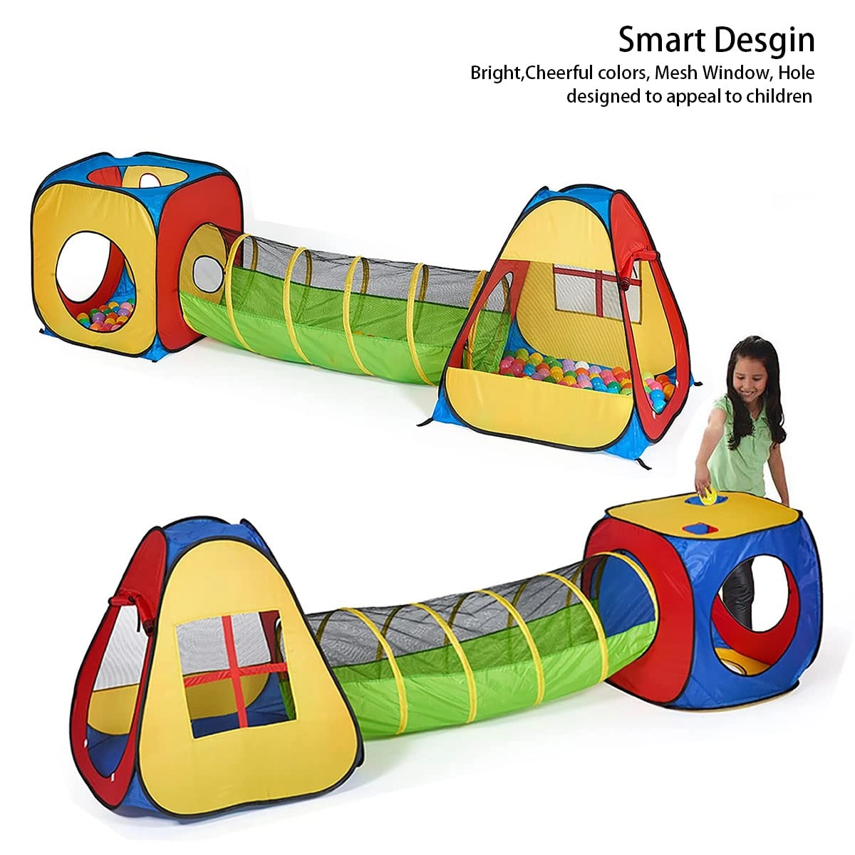 3 in 1 Pop Up Play Tent