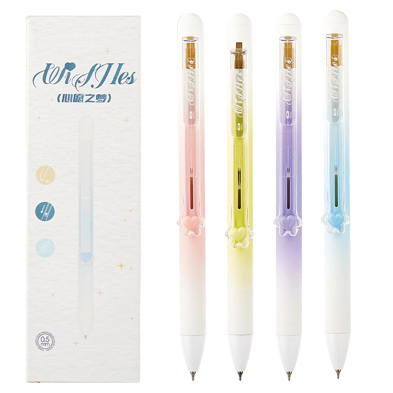 Cute Cat Erasable Pens - 4.0 Count 0.5mm