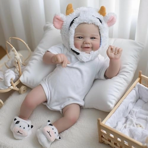 Vivienne Reborn Baby Doll - 19 inch Full body vinyl Ages 3+