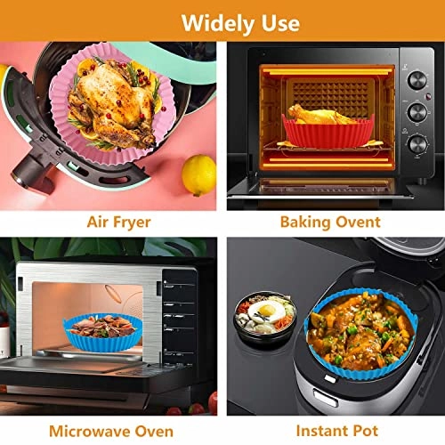 Air Fryer Silicone Liners - Silicone 3 Pack