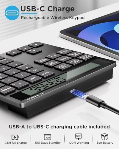 L329_JM_B - Bluetooth 34-Keys Rechargeable