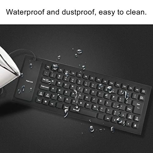 Foldable Soft Silicone Gaming Keyboard - Wired