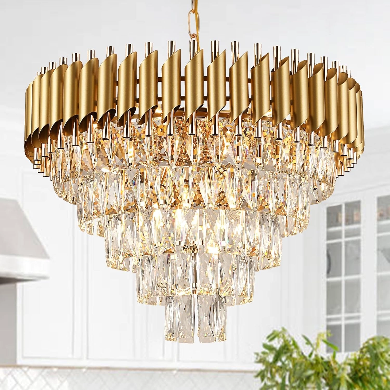 Crystal Pendant Light - 800/300 MM