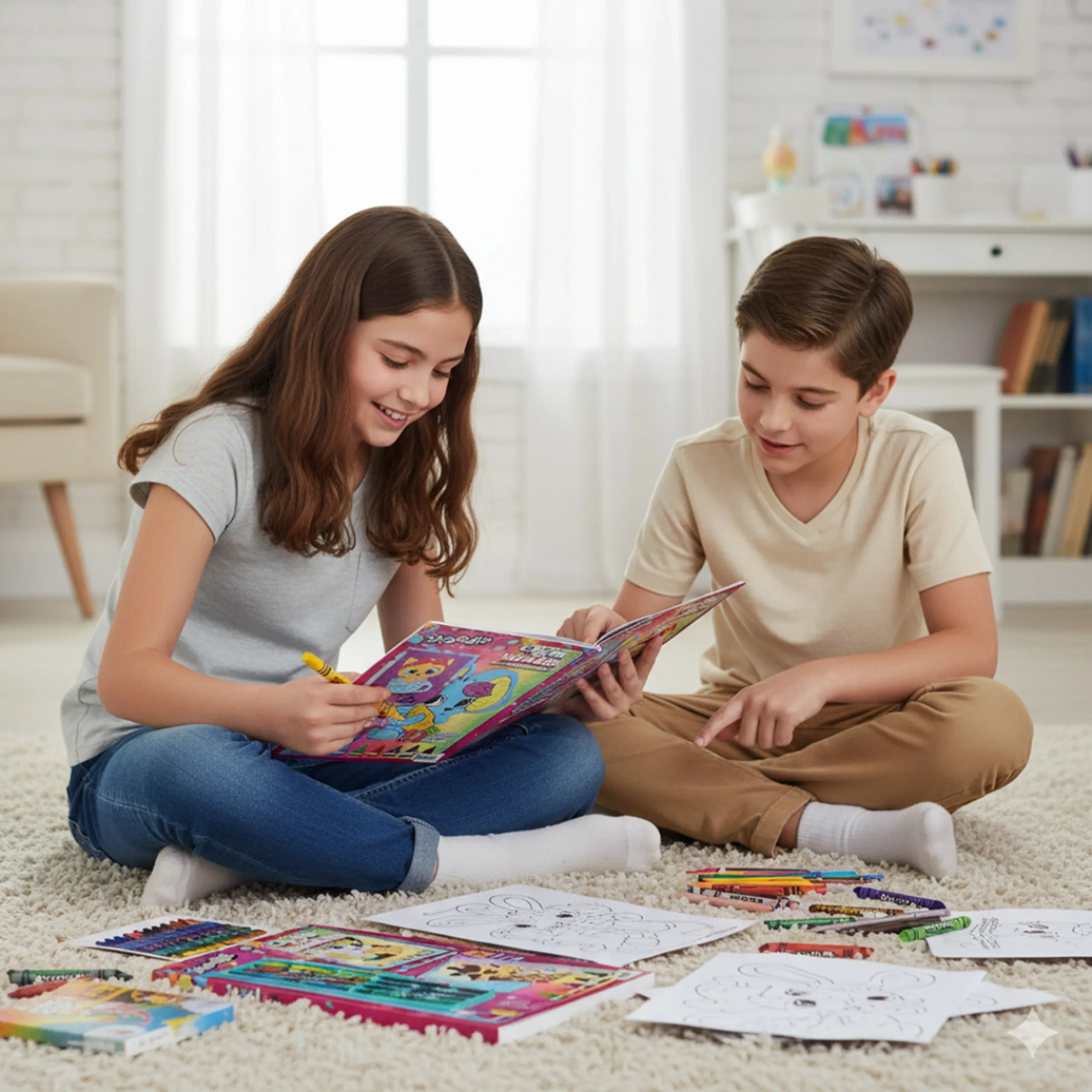 Color By Number - 8 Crayons