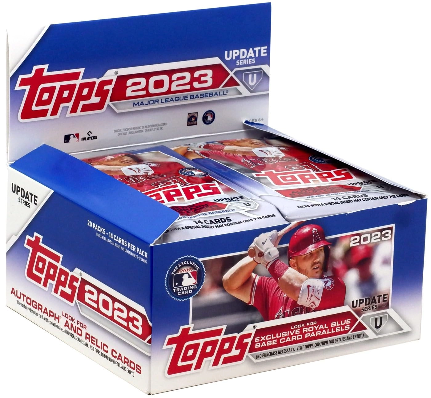 2023 Baseball Updates Retail Diplay Box - 14 Cards Per Pack