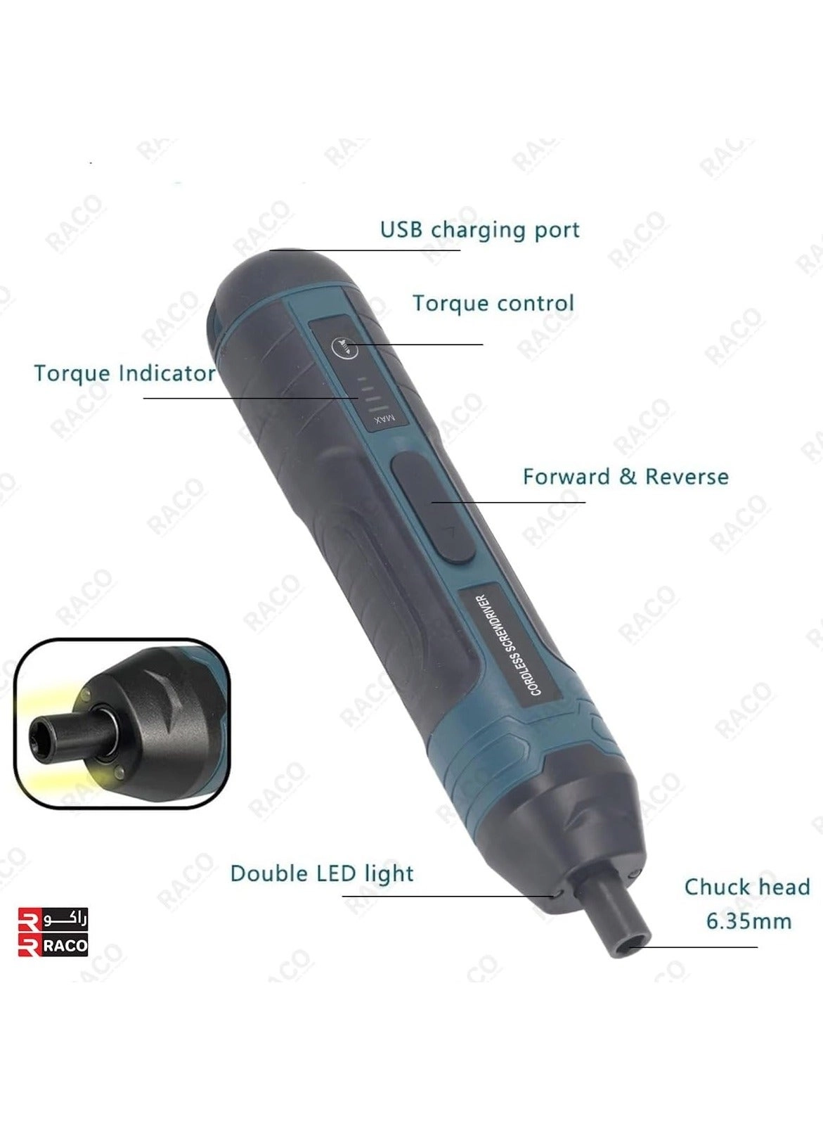 Flexible Electric Screwdriver - 1300mAh