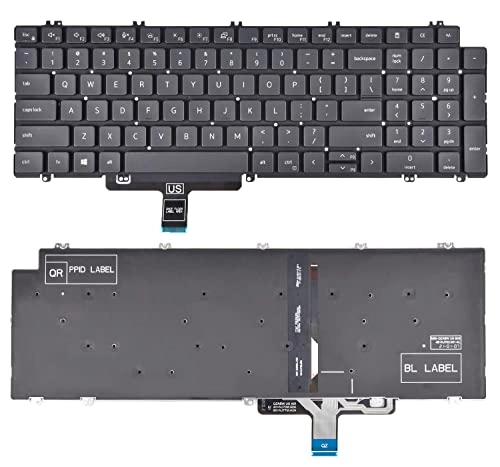 Keyboard for Dell Latitude 5520 5521, Precision 3560 3561 - US Wired