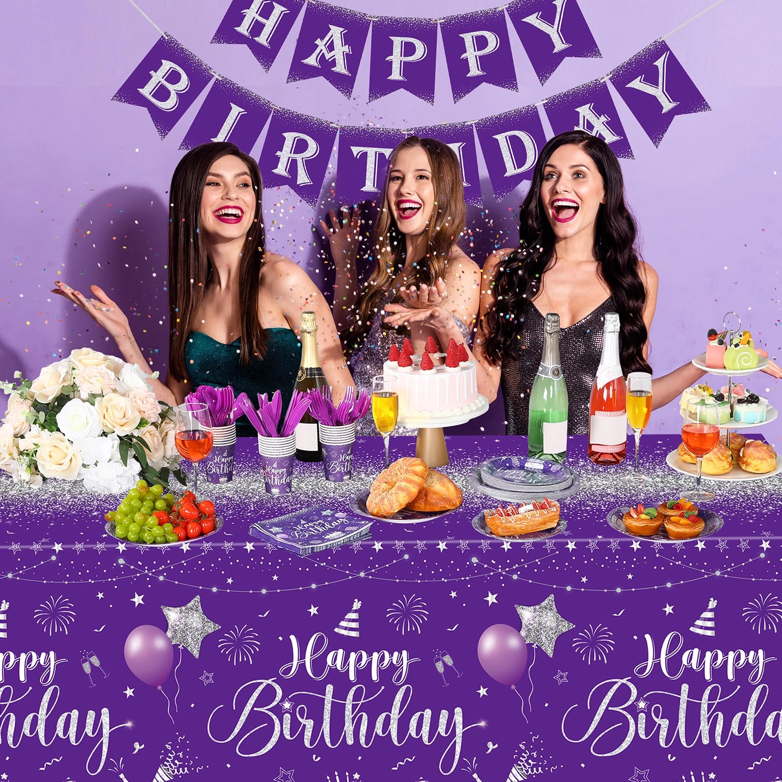 171 Pcs Happy Birthday Party Supplies
