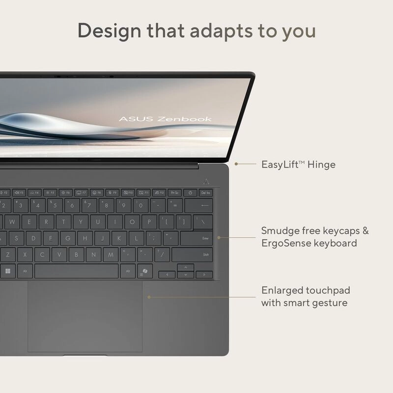 Zenbook A14 UX3407QA-QD180W - 14'' Purwa SE Snapdragon X X1 26 100 16GB 1TB SSD