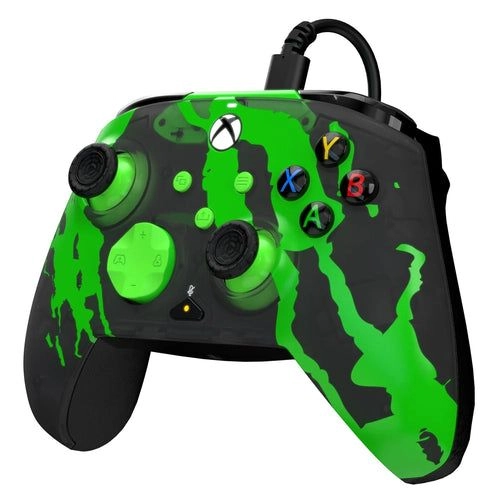Xbox Series X/S, Xbox One & Windows 10/11 PC REMATCH GLOW Advanced Wired Controller Jolt Green