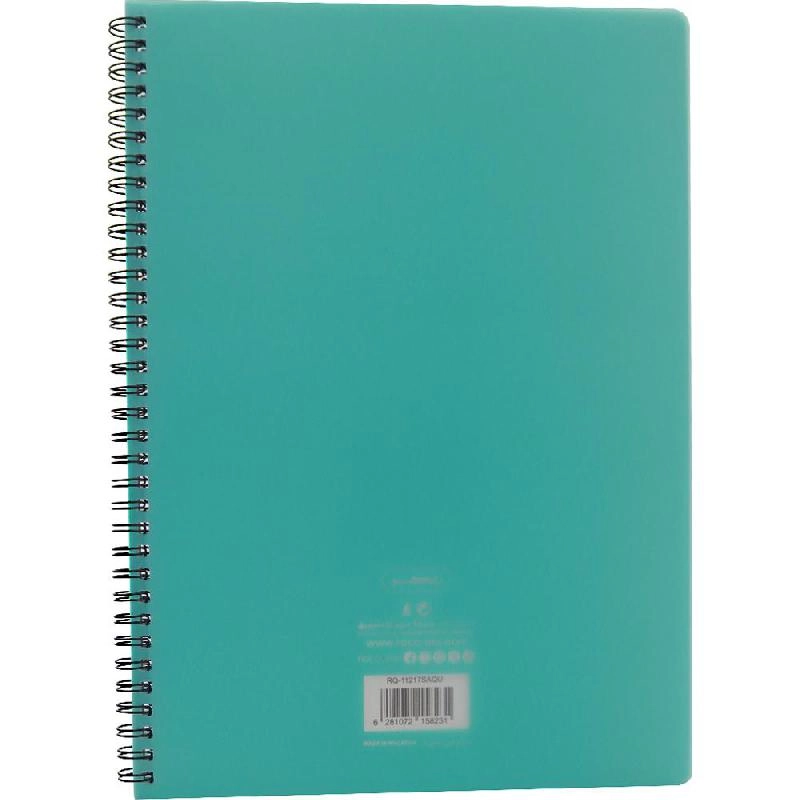 Notebook 19 X 26 cm Spiral - Grid 100 Sheets