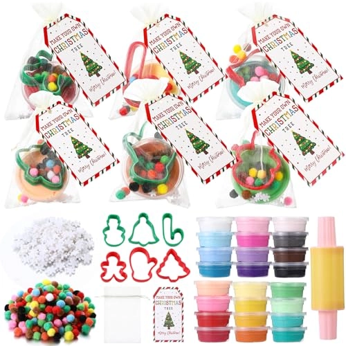 Soulchen Christmas Air Dry Clay Kit - 123 Pcs