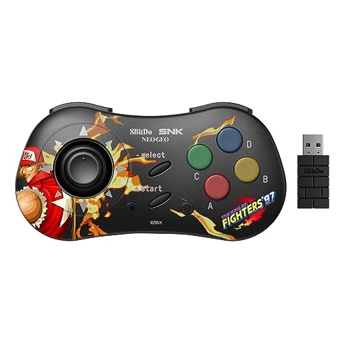8Bitdo NEOGEO Wireless Controller - Classic Click-Style Joystick Windows Android NEOGEO mini