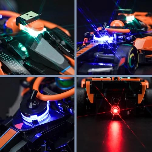 Light Kit for LEGO 76919 Speed Champions McLaren Formula 1 Race Car - Copper