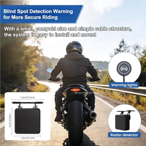 Motorcycle Blind Spot Detection System - 120°