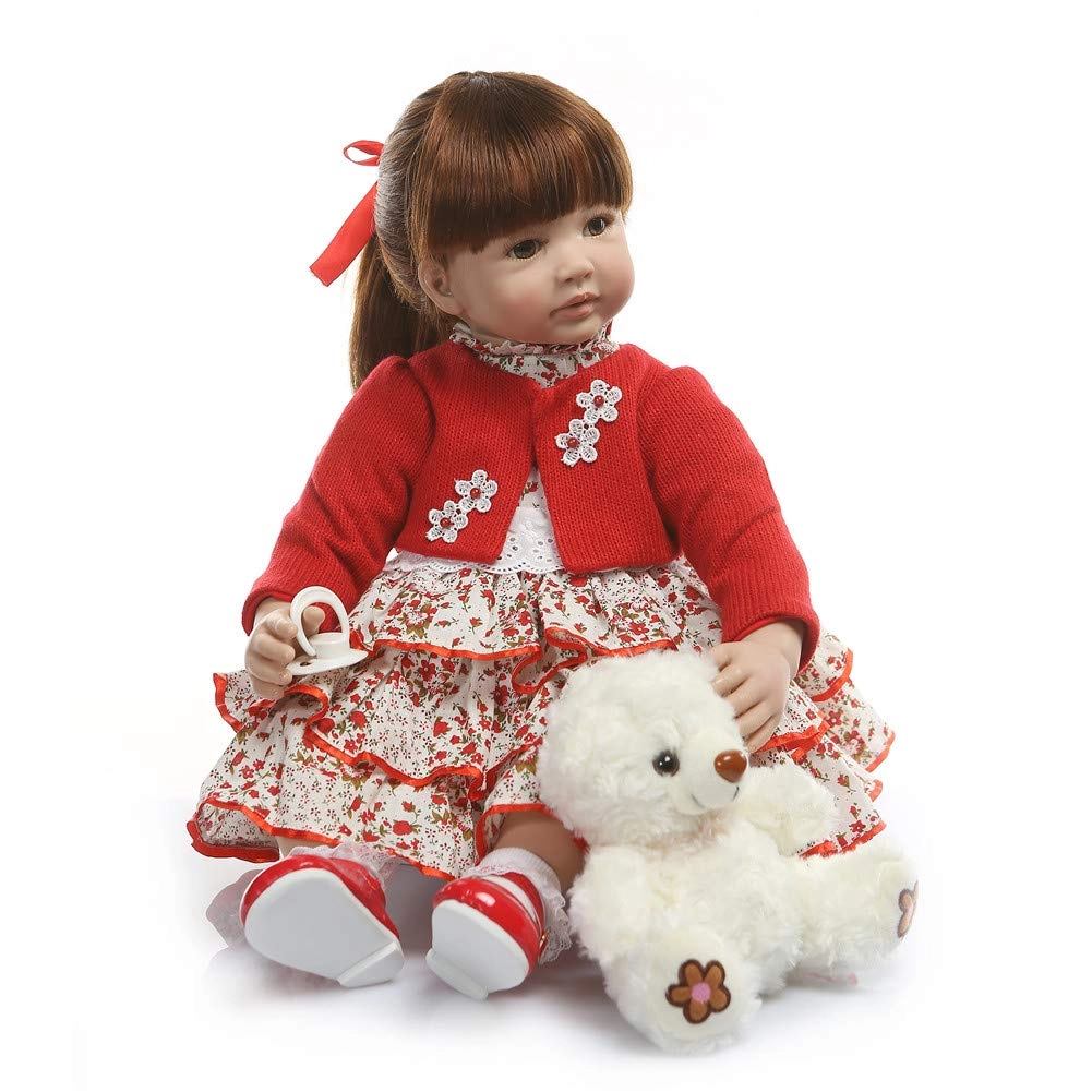 Zero Pam Princess Aurora Reborn Baby Doll - 24 Inch 60 cm Silicone Limbs and Head
