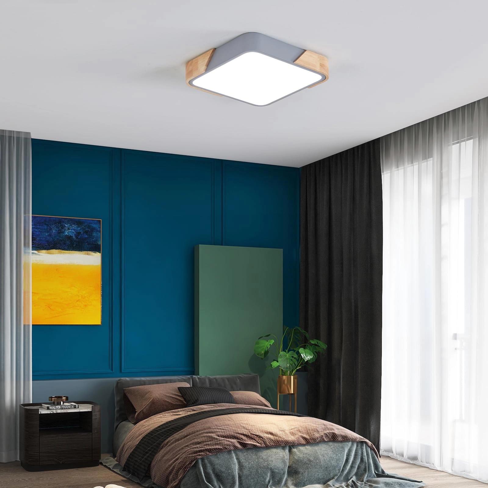 Flush Ceiling Light - 6000K 4000K 3000K Dimmable