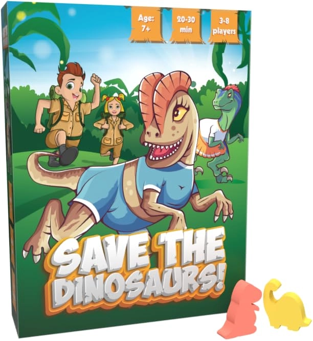 Nerkin Games Save The Dinosaurs - Card Game Strategy