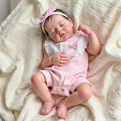 Loulou Reborn Baby Doll - 20 inch Full Body Vinyl Girl Ages 3+