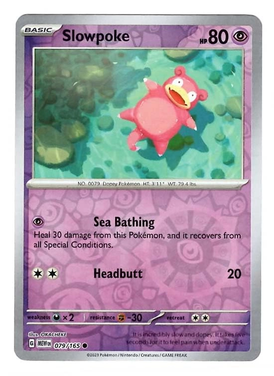 Pokémon Slowpoke 079/165
