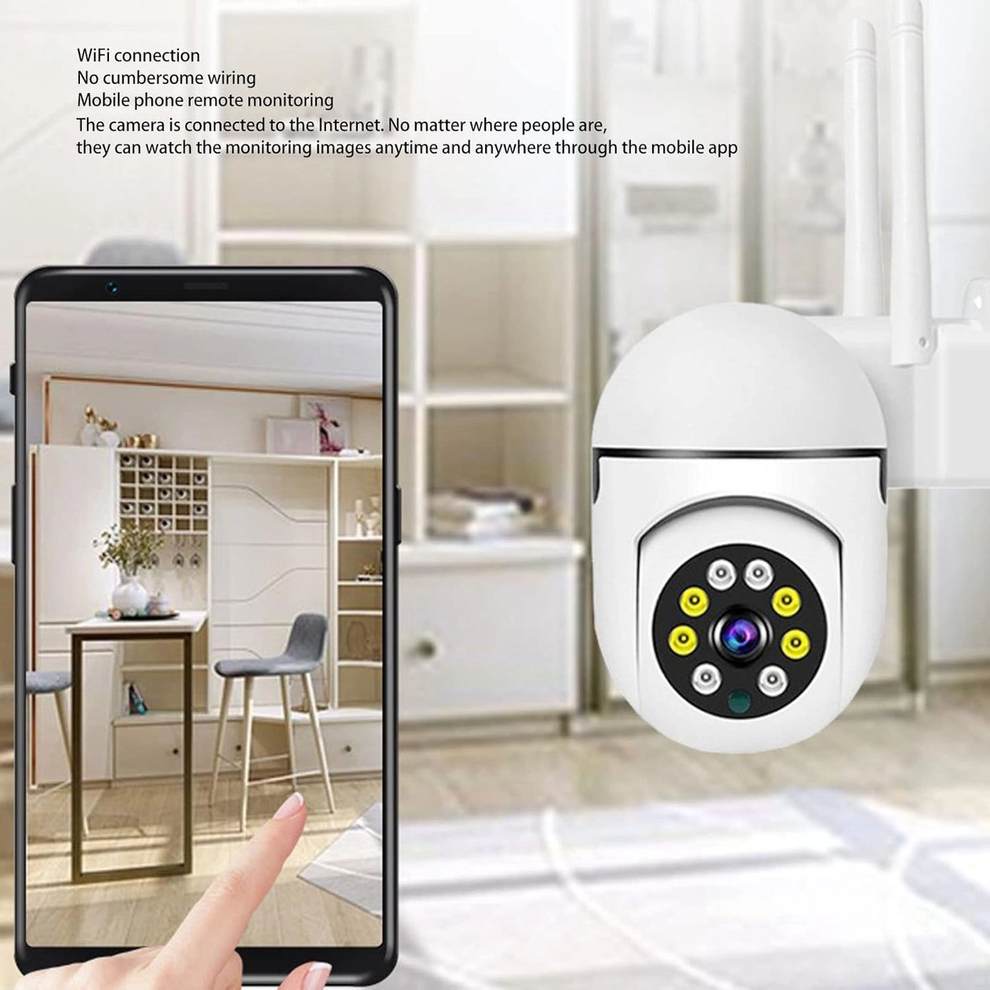 Light Bulb Security Camera 1080P