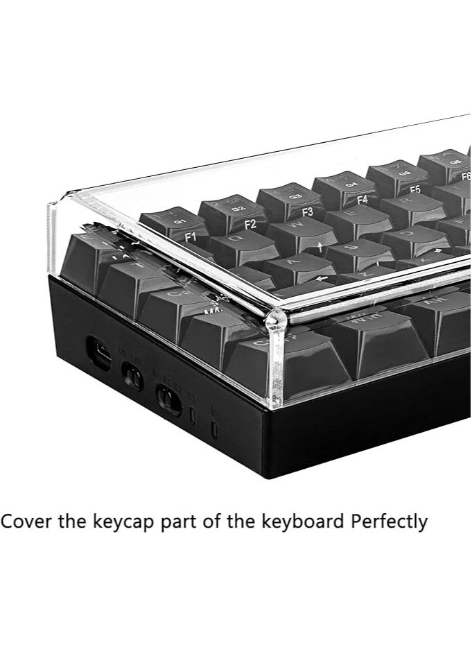 Keyboard Dust Cover - 60% Compact 61 Keys Clear acrylic