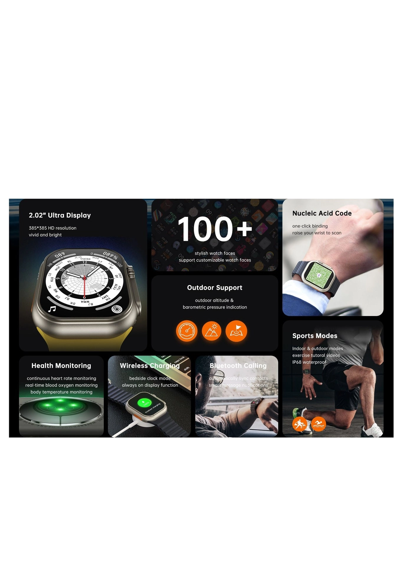 W800 Ultra 44.2mm Stainless Steel