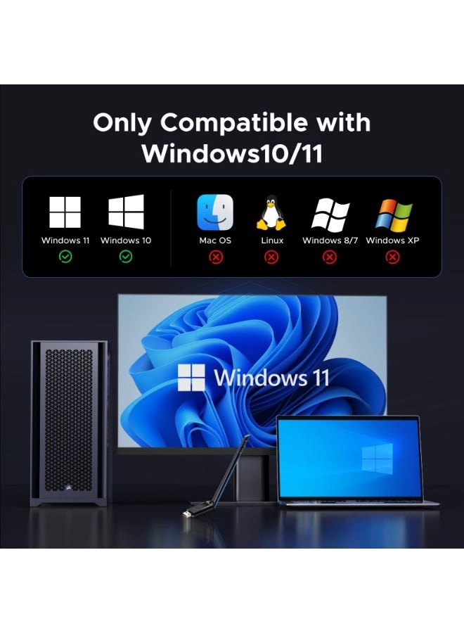 AX900 - 2.4Ghz & 5Ghz USB WiFi 6