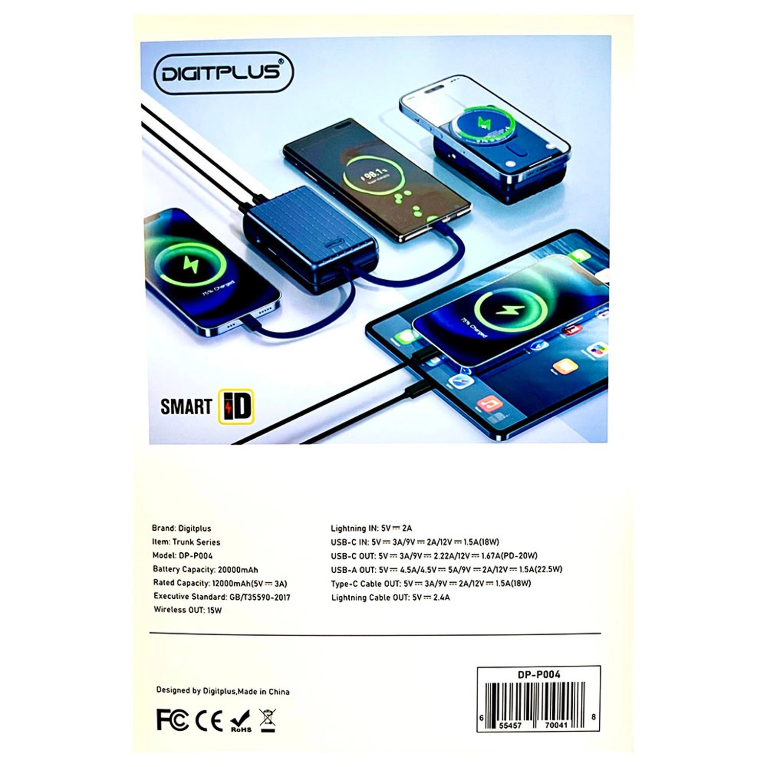 Trunk Series - 20000mAh 22.5W Wireless