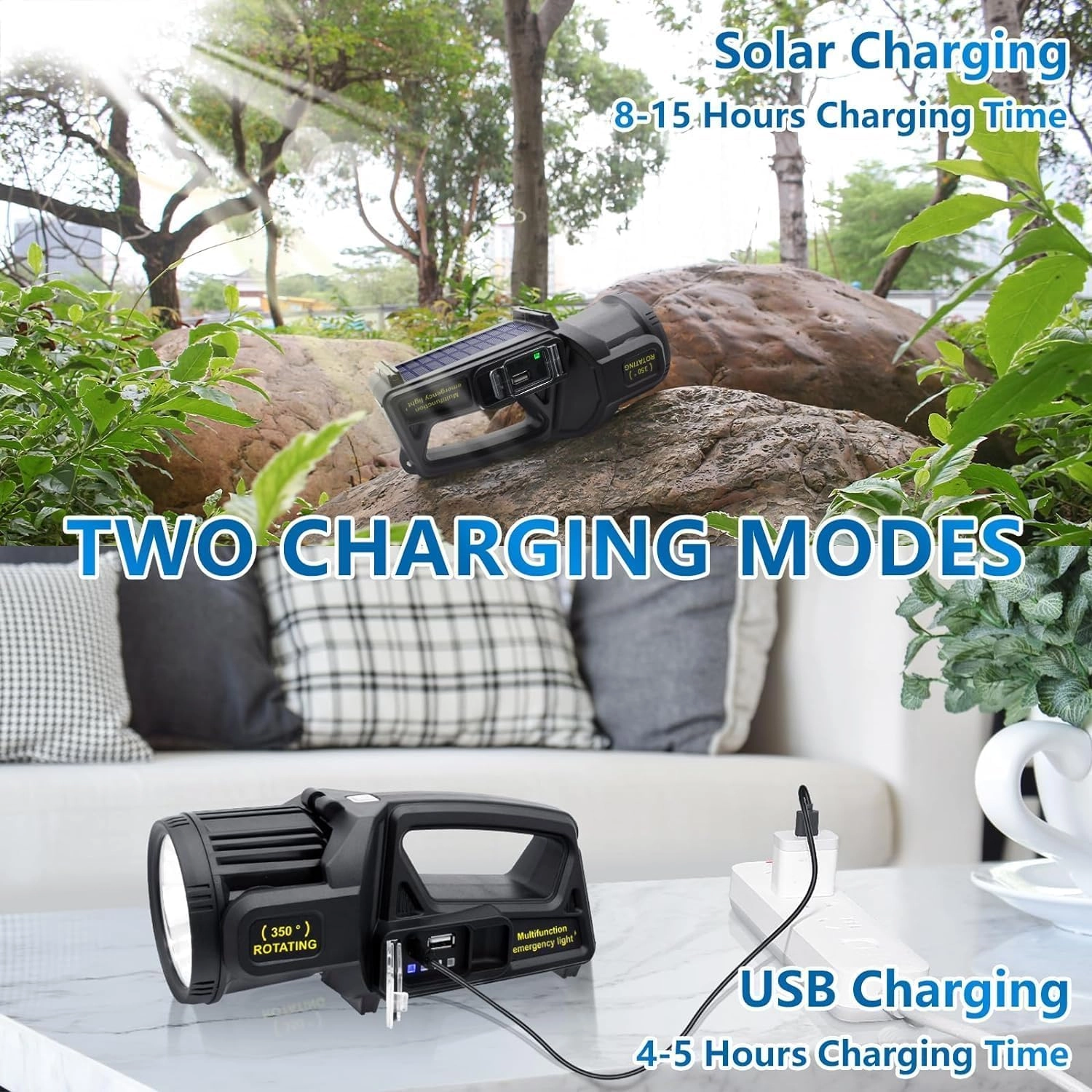 SL-01 Flashlight Rechargeable (1000000lm)