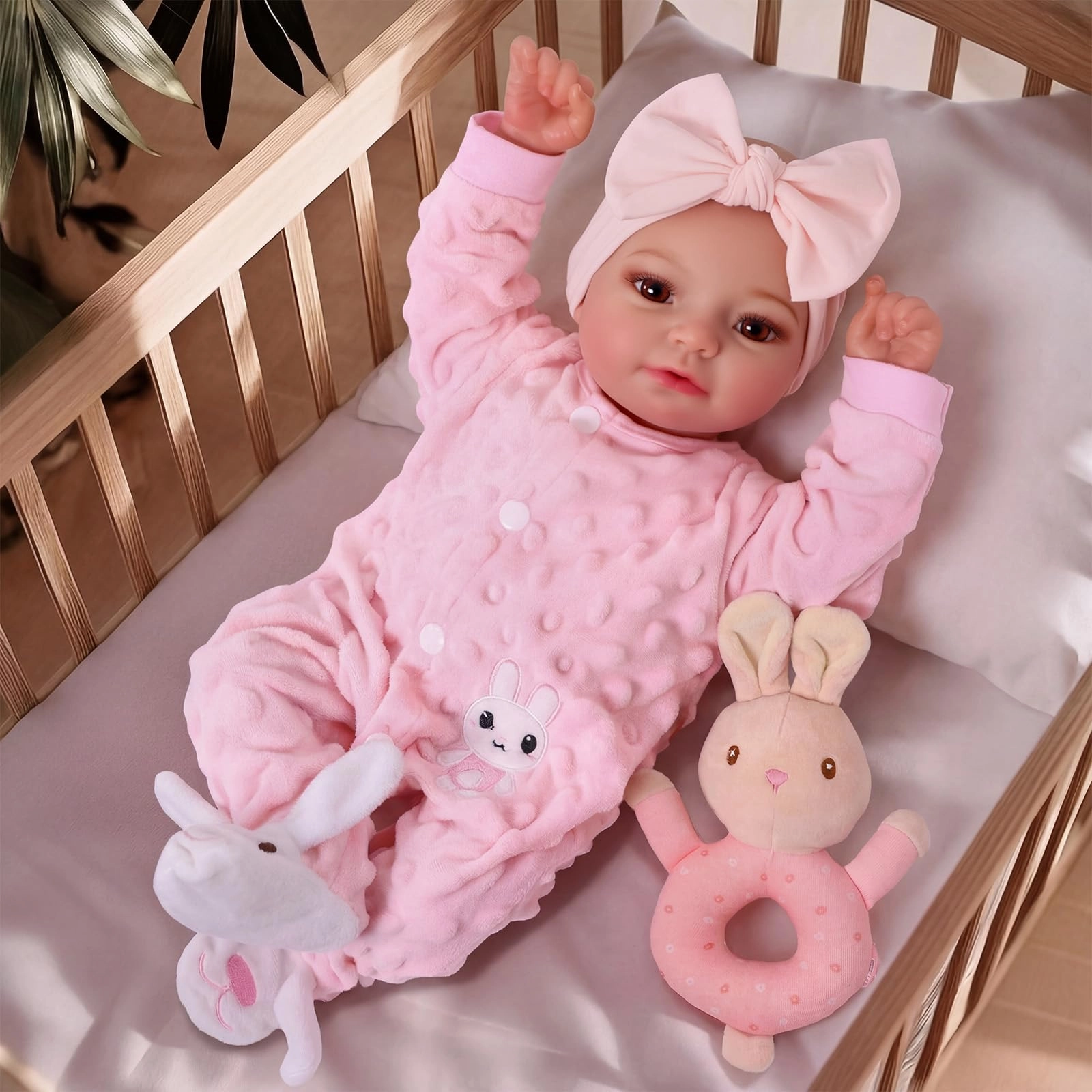 BABESIDE JUSS002SCWA-TC2 Reborn Doll - 6 inches (H) x 17 inches (L) x 5 inches (W) Vinyl Anime