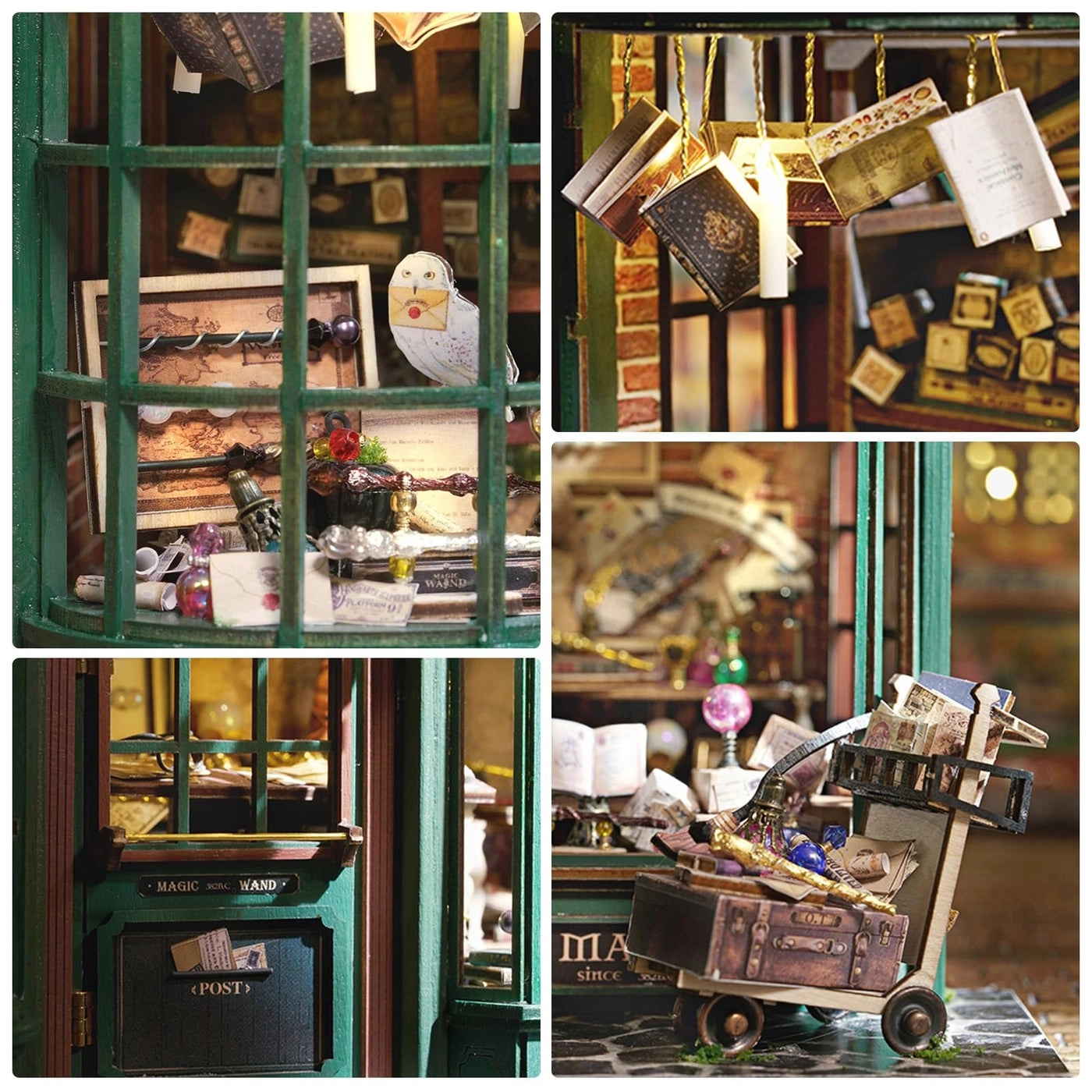 DIY Miniature House Kits - Magic Shop 1:24 Scale