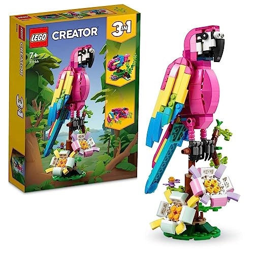 Creator 3in1 Exotic Pink Parrot (31144)