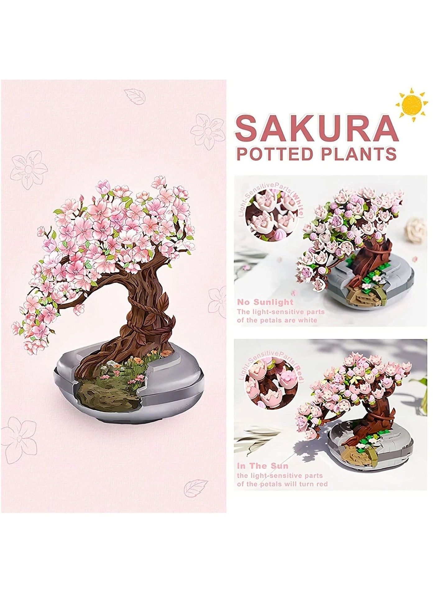 Mini Sakura Bonsai Tree - 426pcs