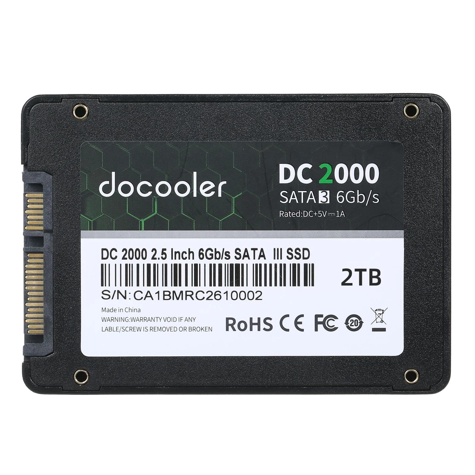 Eacam DC2000 - 2TB 2.5 Inch