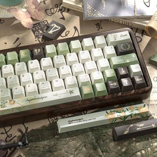 Rainbow Color Keycaps - QWERTY Keyboard (only keycaps)